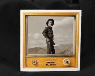 Classic Tv Set Western Magnet " Have Gun Will Travel Show,  Richard Boone