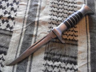 Rare Vintage Solingen Germany Skinning Hunting Fixed Blade Knife 3 Arrow Mark