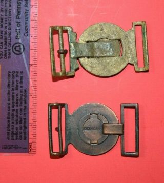 Boy Scout belt buckles vintage - Greece and Canada 2