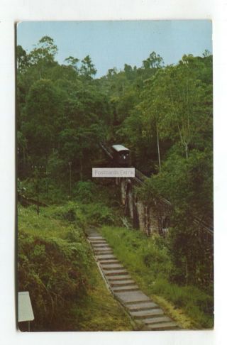 Penang Hill Railway,  Descending To Lower Station - C1960 