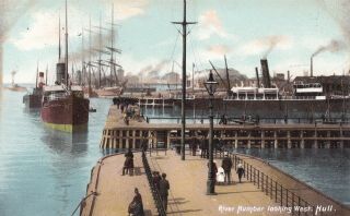 Hull - River Humber & Steam Ships By B.  R.