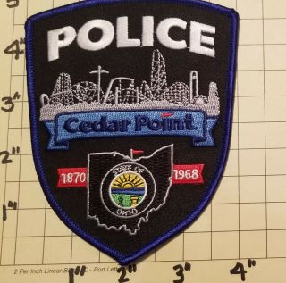 Cedar Point Amusement Park (sandusky,  Oh) Police Department Patch