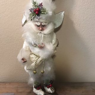 Mark Roberts Elf Fairy White Christmas Doll Figurine