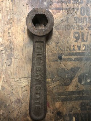 Antique Ratcheting Wrench.  The Bay State.