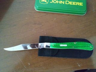 Case XX Knife Knive 2003 John Deere Slimline Trapper 61048 SS Fast 6