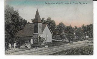 North Carolina N C Forest City Presbyterian Church Dirt Street