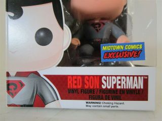 Funko Pop Red Son Superman 60 Midtown Comics Exclusive Vinyl Figure IOB 7