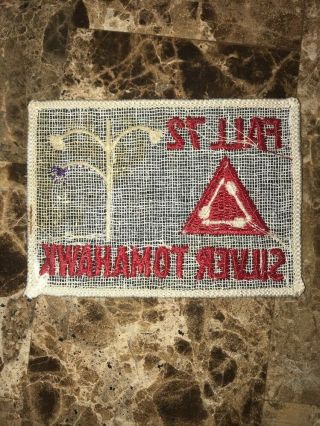 Boy Scout OA Lodge 80 Silver Tomahawk Fall 1972 Hardest Conclave Eastman 136 67 2