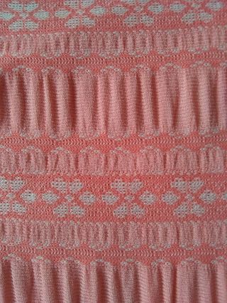 Vintage 1960s 70s Polyester Knit Fabric 1 Yd 25 " X 80 " Wide