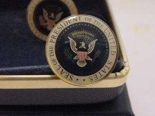 Presidential Ronald Reagan Cufflinks - Color Seal