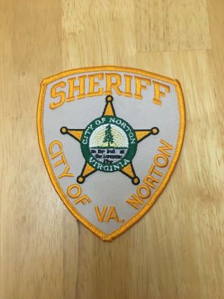 Sheriff Norton Virginia Police Patch