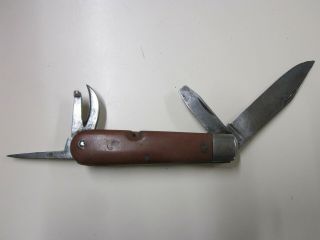 Wenger Delemont 1947 Old Cross Swiss Army Knife Sackmesser Couteau Militaire