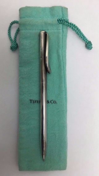 Sterling Silver Pen Tiffany & Co.  Elsa Peretti Teardrop Ball Point Pen