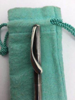 Sterling Silver Pen Tiffany & Co.  Elsa Peretti Teardrop Ball Point Pen 3
