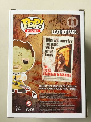 Funko Pop Retired Vaulted LEATHERFACE Texas Chainsaw Massacre Horror Movie 7