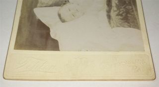 Rare Antique Victorian Post Mortem Child,  Death Gettysburg,  PA Cabinet Photo US 5