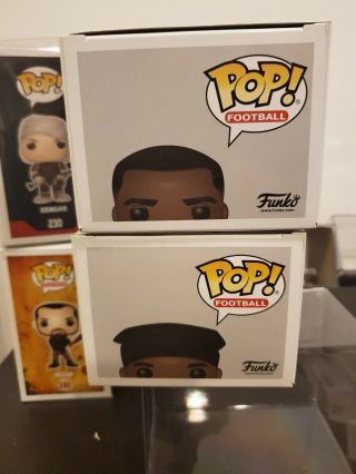 FUNKO POP DEION SANDERS 93 LAWRENCE TAYLOR 79.  TOYS R US EXCLUSIVE.  CHECK PICS 5