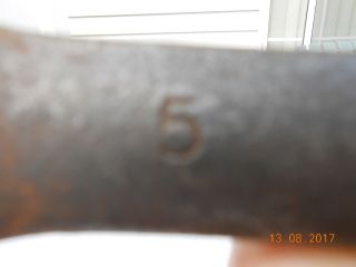 Vintage Williams No.  5 Single Open End Wrench Forged in USA 5