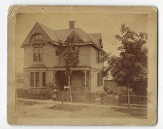 Antique Circa 1905 House On Lincoln Ave. ,  Utica,  York,  Photograph