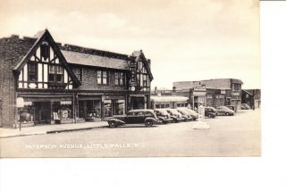 Little Falls,  Nj Paterson Avenue Business Area 1930s