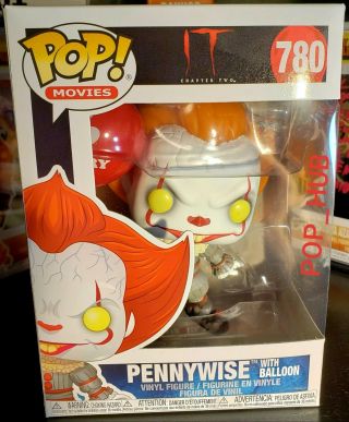 Funko Pop It: Chapter 2 Pennywise With Balloon Pop Vinyl Figure (in Hand)