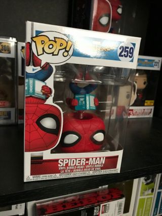 Funko Pop Spiderman Homecoming Walmart Exclusive Upside Down Spiderman 259