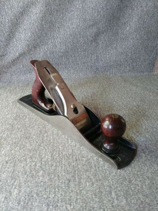 Vintage Stanley Bailey No.  5 Woodworking Corrugated Base Plane