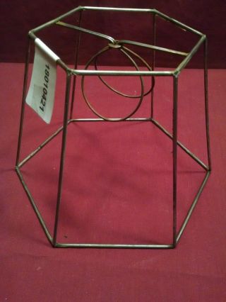 Vintage Wire Frame For Lamp Shade Making,  Restoration 8 " X 5 " X 6 " H