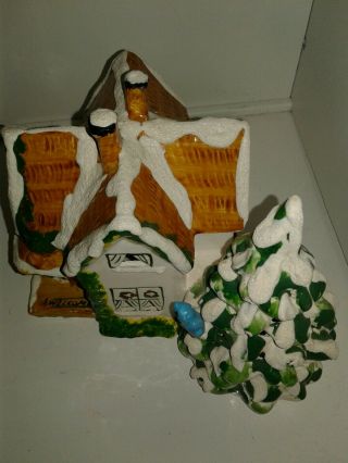 Dept 56 " Gabled Cottage (1976) Snow Village Rare Piece