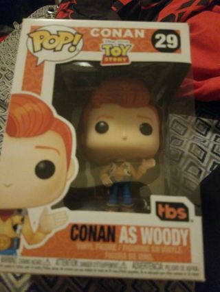 Sdcc 2019 Conan As Woody Funko Pop Toy Story Conan O 