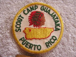 Vintage Scout Camp Guatemala Puerto Rico Patch
