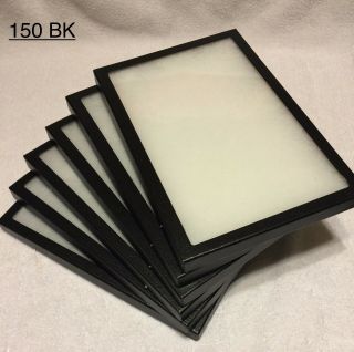 6 - 150 Riker Mount Display Case Shadow Box Frame Tray 12 " X 8 " X 3/4 "