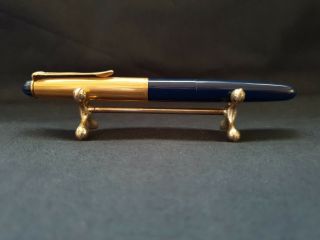 Vintage Fountain Pen Pelikan 25 Rolled Gold Double L 14k Gold Nib Rare Pen