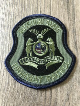 Missouri Highway Patrol Subdued Patch State Police