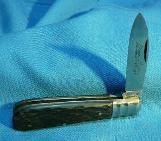 Vintage Loewen Messer Lutters Cie Solingen Lion Jigged Bone Pocket Knife "