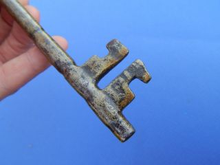 Rare Large Antique French key,  Hand Forged made 17th Century,  lock,  door,  Castle 2