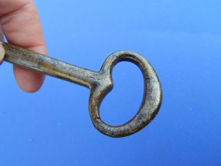 Rare Large Antique French key,  Hand Forged made 17th Century,  lock,  door,  Castle 3