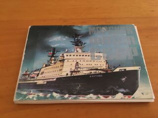 Vintage Russian Navy Cards Ships Set Of 16 Cards Paintings Of Ships By Victorof