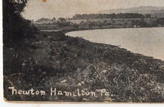 1910 Newton Hamilton PA Juniata River Mifflin County RARE Davenport DB Postcard 2