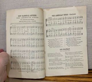 1880 JAMES GARFIELD & CHESTER ARTHUR REPUBLICAN CAMPAIGN SONG BOOK PRESIDENT 2