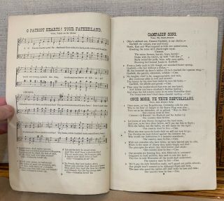 1880 JAMES GARFIELD & CHESTER ARTHUR REPUBLICAN CAMPAIGN SONG BOOK PRESIDENT 4