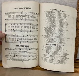 1880 JAMES GARFIELD & CHESTER ARTHUR REPUBLICAN CAMPAIGN SONG BOOK PRESIDENT 6