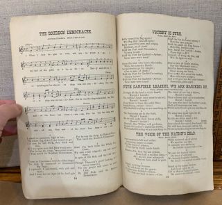 1880 JAMES GARFIELD & CHESTER ARTHUR REPUBLICAN CAMPAIGN SONG BOOK PRESIDENT 7