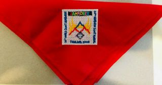 20th World Scout Jamboree Thailand,  2003 red neckerchief 2