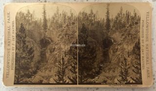 Yellowstone National Park Stereoview By F.  Jay.  Haynes,  Fargo N.  D