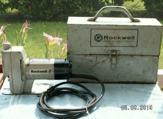 Vintage Rockwell Industrial Duty Jig Saw Model 648 (1981) With Blades L@@k