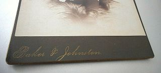 Three Baker & Johnston Evanston,  Wyoming Territory 1880 ' s Photos of Women & Baby 3