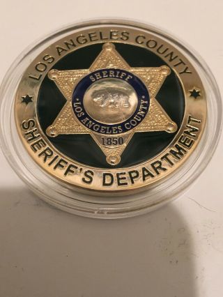 Los Angeles County Sheriff Dept.  Coin.  In Case