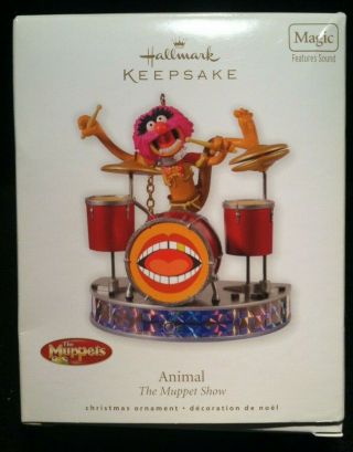 Hallmark Keepsake Ornament Animal The Muppet Show Drummer (2010) Rare