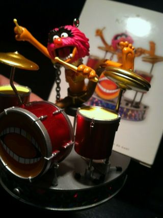 Hallmark Keepsake Ornament Animal The Muppet Show Drummer (2010) Rare 5